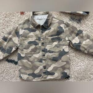 Zara Camo Jacket 2-3Y
